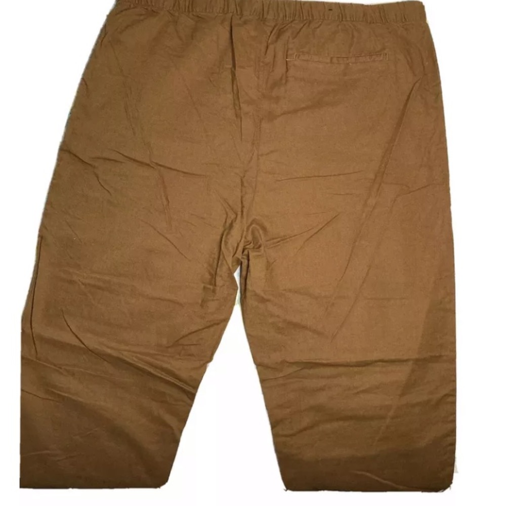 H&M L.O.G.G Men's Full Length Relaxed Classic Brown Pants Size XL